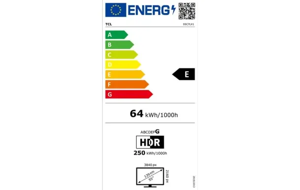 TCL Téléviseur UHD 4K TC 55C7L